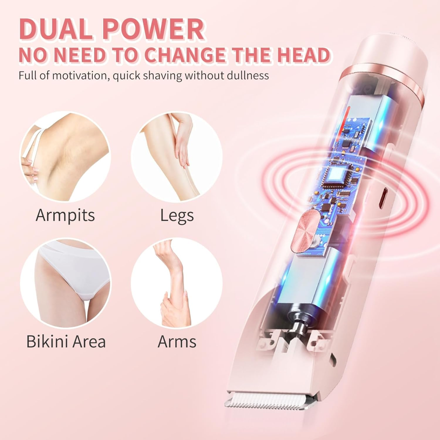 MuseShave™ 2-in-1 Women’s Body Shaver